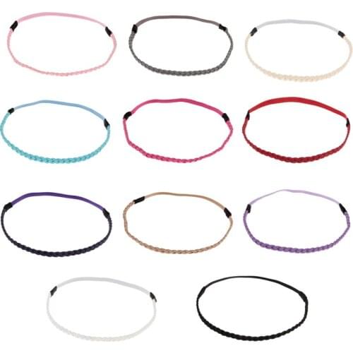 New 10pcs/lot Knit Baby Elastic Headband Handmade Newborn Toddler Hair Rops Headwear Diy Children Haid Bands Hair Accessories