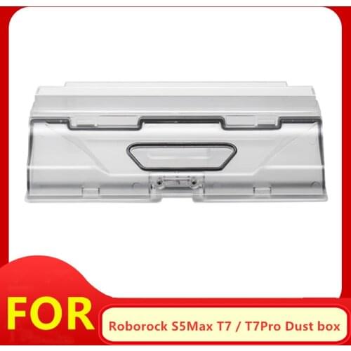 Dust Box Parts For Xiaomi Roborock S5 MAX S6 MaxV S6PURE Robotic Vacuum Cleaner Robot Dustbin Box with Filter Accessroies