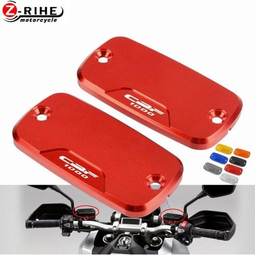 1 Pair Motorcycle Fluid Tank Cap Power Moto Part Front Brake Reservoir Cover For HONDA CBF1000 CBF 1000 2006 2007 2008 2009-2012