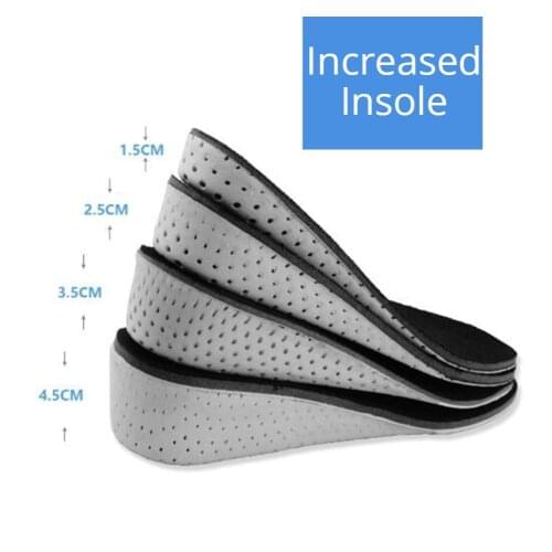 1 Pair Insert Memory Foam Insoles Shoes Full Hlaf Pad Cushion Women Men Comfortable Height Increase Insole Unisex Arch Support