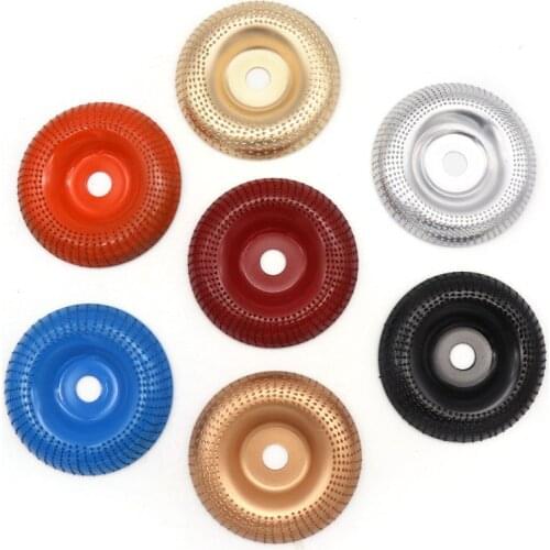 1pcs 4" Wood Grinding Wheel Rotary Disc Sanding Carving Tool For Non-metals Materials Wood Angle Grinder Disc Angle Grinder