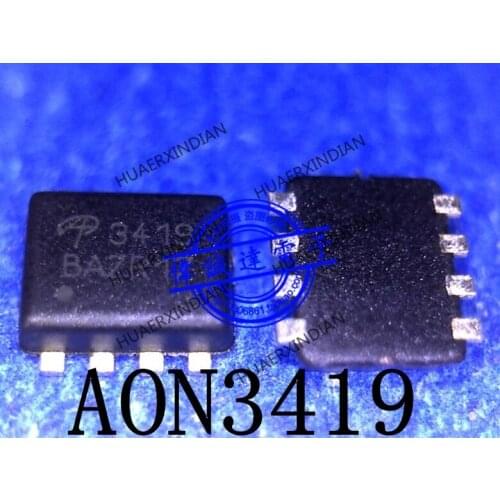1Pieces New Original AON3419 AO3419 Type 3419 DFN3x3 In Stock Real Picture