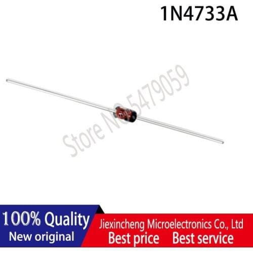 1N4733 1N4733A 5.1V 1W DO-41 silicon planar power Zener Diode New original 200pcs