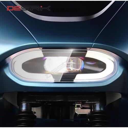 2 SET Motorcycle Cluster Scratch Protection Film Headlight Protector For YAMAHA EC-05 EC05 EC 05