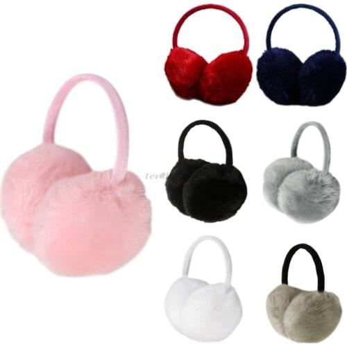 2020 Winter Earmuff Imitation Rabbit Women Fur Earmuffs Ear Warmers Large Plush