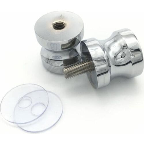 2021 Stainless Steel Back-to-Back Glass Door Knob Puller Push Bathroom Shower Handle 3 Types