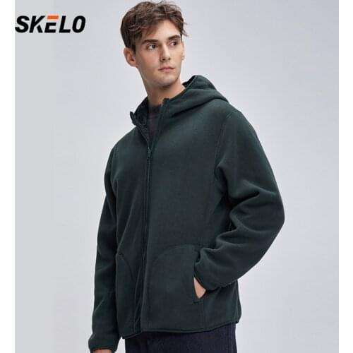 2020 Autumn Hiking Jacket Men Polar Fleece Hooded Coat Thermal Outdoor Sport Warm Heated Camping Mountain Trekking Jacket