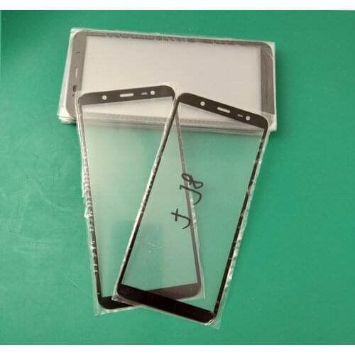 5pcs\10pcsglass+oca film original LCD Front Touch Screen Glass Outer Lens For SM Galaxy J8 J810 J810F J810G J810DS ON8 ON 8