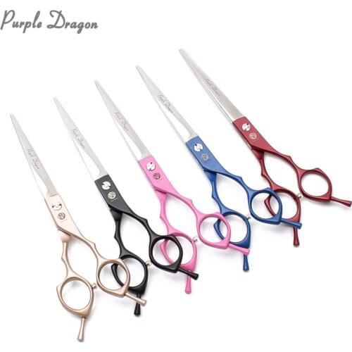 6.5" 18.5cm 440C Straight Scissors Dog Grooming Shears Animal Scissors Professional Pet Scissors Puppy Shears Dropshipping Z4009