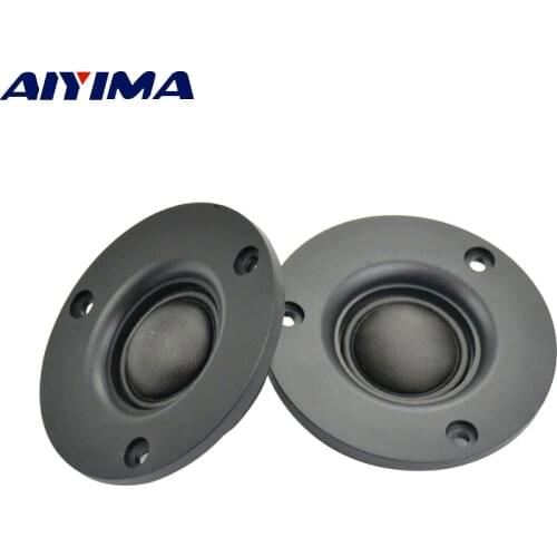 AIYIMA 2Pcs 3Inch Audio Portable Speakers 20W 25 Core 4Ohm Original Silk Film Tweeter HiFi Speaker Enthusiast Stereo Loudspeaker