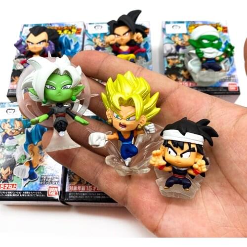 Bandai EX CASHAPON Dragon Ball Super Warrior CANDY TOY Vegeta Son Gohan Son Goku Piccolo Model Series Toy Figure