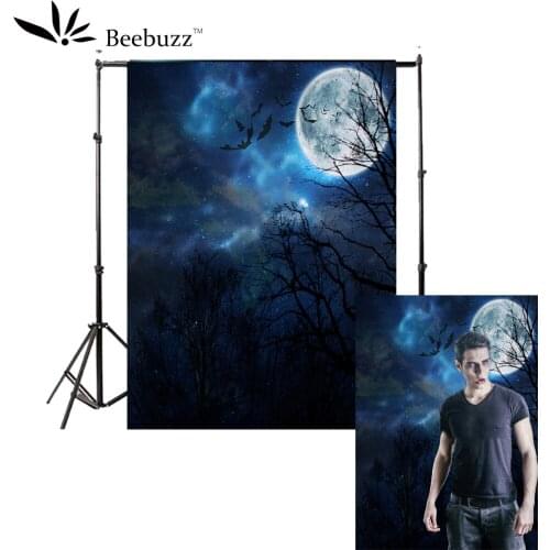 Beebuzz photo backdrop new halloween products a weird jungle background in the moonlighe take pictures at halloween parties
