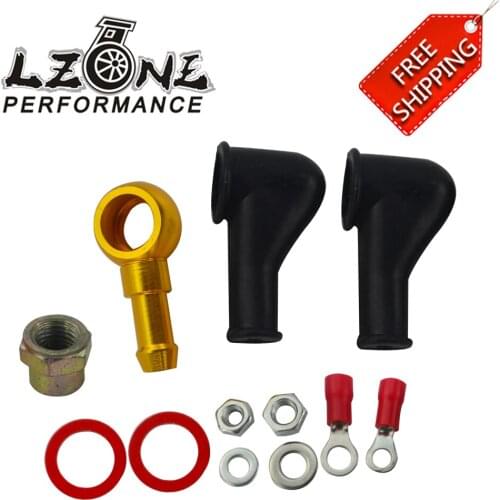 FREE SHIPPING - 044 FUEL PUMP BANJO FITTING KIT HOSE ADAPTOR UNION 8MM OUTLET TAIL JR-FK046