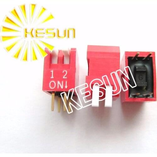 FREE SHIPPING 10PCSx 100% Original DPL-02 2P 2.54mm Gold Plated Piano Keyboard DIP Switch DPL-02-V