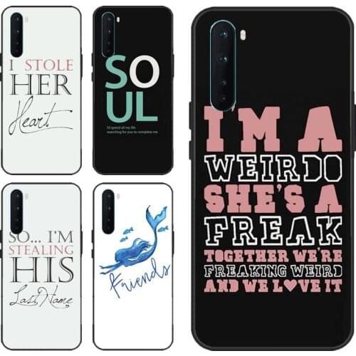 Short Tall Best Friend Mermaid Cover For Oneplus 9 Pro 7 8 T Nord 9R Case For OPPO Realme 8 Pro 6 7 Q3 Pro GT Neo C3 C15