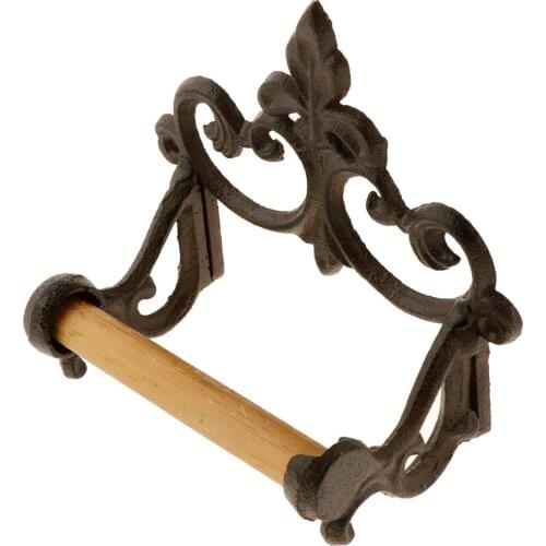 Toilet Paper Roll Holder European Iron Style Decorative Cast Paper Roll