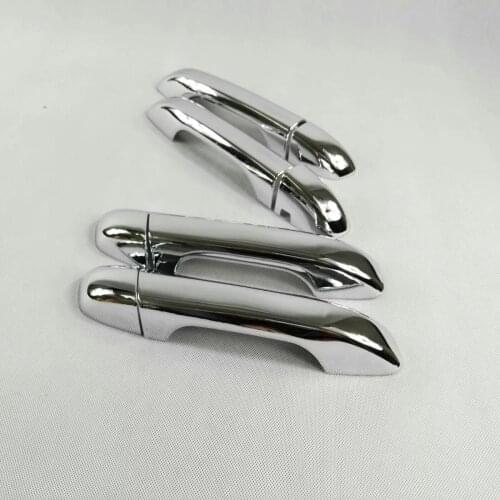 For Kia Sportage 4 QL 2016 2017 2018 Chrome Car door protector Handle Decoration Cover Trim Car Styling Accessories No Keyholes