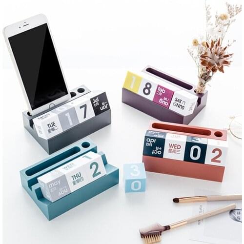 Office 365 advent calendar 2022 Perpetual calendario Office desk decoration вечный календарь настольный kalendarz phone holder