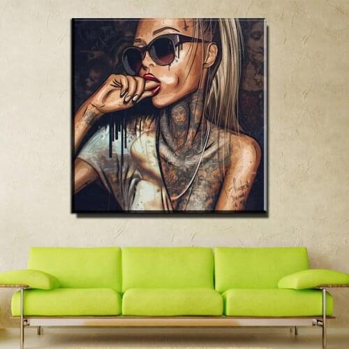 Canvas Painting Wall picture Prints Abstract Modern African Women Portrait Decor Print On Canvas Oil Painting Drop shipping
