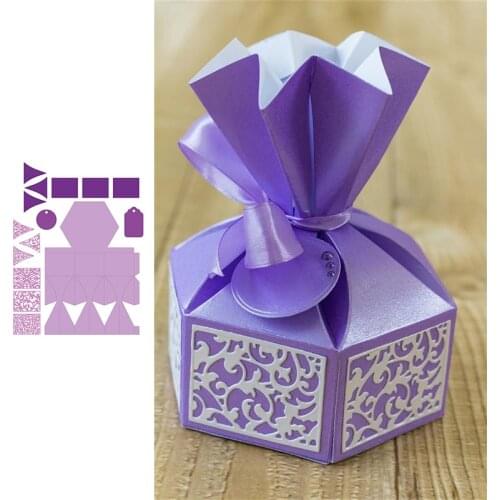 Candy Box Small Gift Box Metal Cutting Die Stencils for DIY Scrapbooking album Photo Decorative Paper Cards Handcrafts Makings