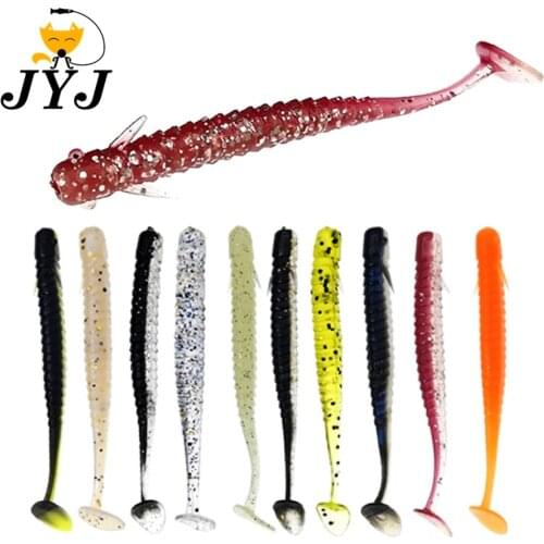 40pcs 7.5cm 2g Paddle tail Soft Fishing Lure Fake Artificial Bait Fishing Lures Soft Plastic silicon baits swimbait