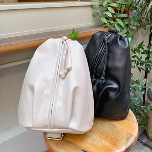 Casual Bucket Baga Shopper Drawstring Fashion Purses and Handbags 2021 Summer New Womens Backpack Large Capacity Design Shoulder