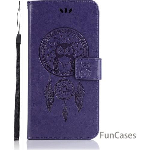 PU with Bracket + Card Storage Phone Case for MOTO Z3 Play Owl Embossed Leather Case Cover Sheii for Moto Z3 Play Copue Fundas