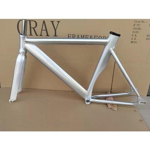 Track bike frame Muscular Aluminum alloy Bike 52cm Fixed Gear Bike fixie Bike Bicycle 700c wheel rim V Brake