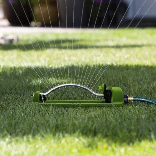18 Hole Lawn Watering Automatic Watering Device Swing Lawn Sprinkler Watering Garden Hose Water Flow Connector