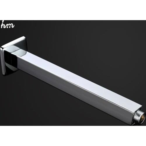 Hm Ceiling 25cm Shower Arm Shower Pipe Brass Chrome Finished Shower Arms Shower Boom Origin Guangdong China