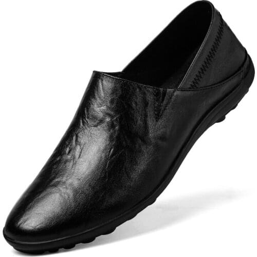 Sapatos para leisure leather sports shoe flat sneakers cuero sapato man hot casuales sale de informales mens fashion loafers