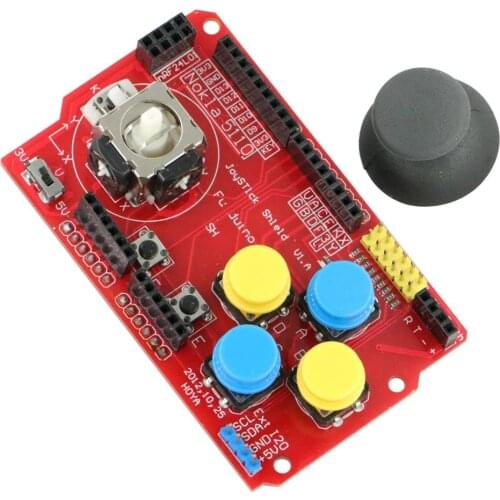 Joystick Shield for Arduino Expansion Board Analog Keyboard and Mouse Function