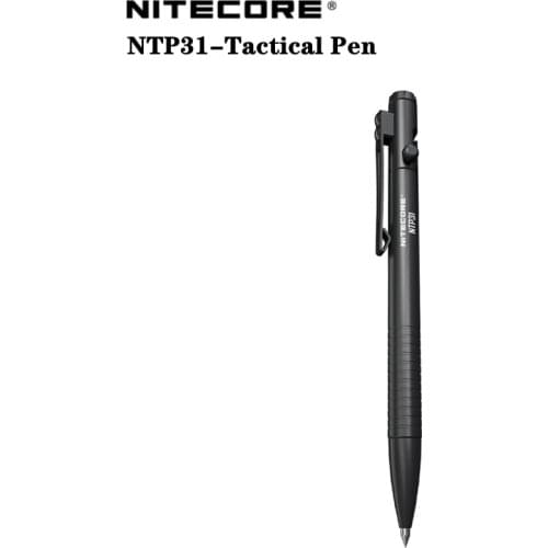 NTP31 Nitecore Tactical Pen for Self-defense Tactical Glass Breaking and Daily Writing Aluminum alloy with Tungsten Steel bezel