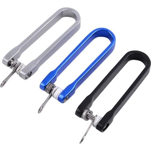 U Shaped Smart Key Holder Compact Keychain Gadget Pocket Organizer Key Ring Clip Carabiner Folder Multi Tool Stainless Steel