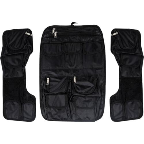 Motorcycle Rear Saddlebag Lid Tour Pack Lid Organizer Pouch For Harley Touring FLH 1984-2013 2012