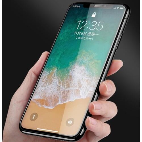 Full Cover Screen Protector For iPhone 7 8 Tempered Glass For iPhone X XS xs MAX XR 7 8 Plus Protective Glass Film 9H Protector