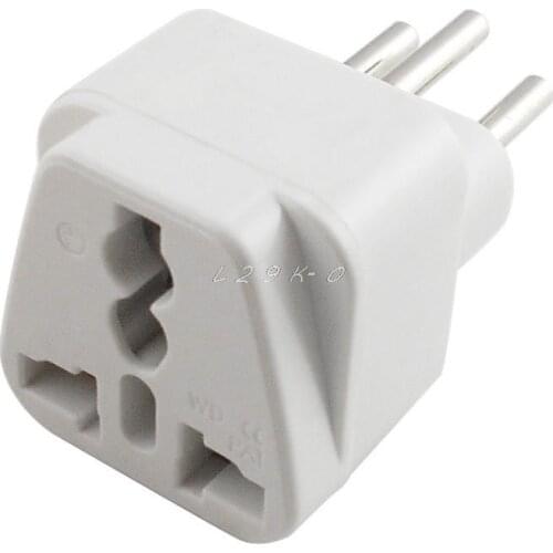 1 PC Universal UK/US/EU to Switzerland Swiss AC Power Plug Travel Adapter Converter