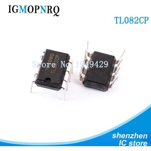 10PCS/lot TL082CP DIP-8 TL082 TL082CN Operational amplifier op amp JFET Input Low Noise