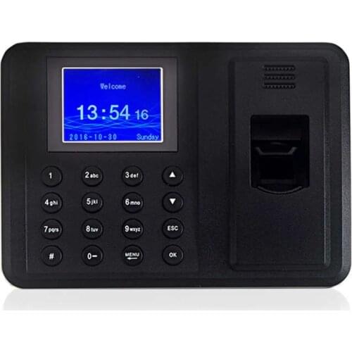 2.4 inch Color TFT USB Biometric Fingerprint Time Attendance Machine Office Time Recorder Management Fingerprint Scanner
