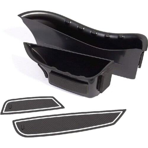 2Pcs for Mercedes Benz C-Class W205 GLC Class X253 2015-2018 Car Front Door Handle Storage Box Tray for Left Hand Drive