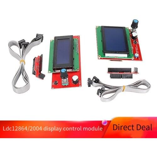 2004 LCD 12864 Display 3D Printer parts Reprap Smart Adapter Controller 1.4 1.6 Mega2560 board 2004LCD Control 1PCS Screen Best