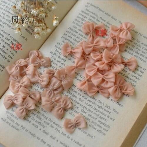 40 Pieces/lot 2cm Width Lace Ribbon BowFlower Applique DIY Hair Clothing Accessories Crafts materials