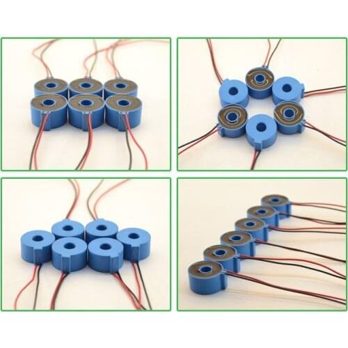 5pcs Standard micro current transformer 20A / 20mA current sensor output lead