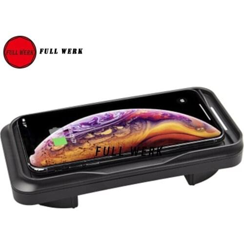 Car Wireless Charger for Porsche Macan 2015-2019 Fast Wireless Charging Car Phone Holder Plate Support for Phone Accessories
