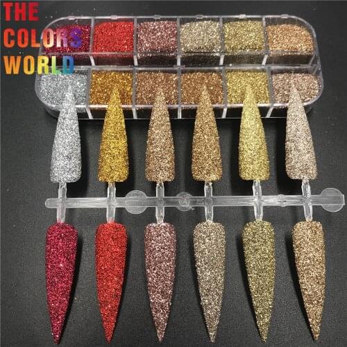 TCT-585 Cosmetic Grade Metallic Luster Nails Glitter onglerie nail art nagel uñas Lip Gloss Crafts Manicure Festival Accessories