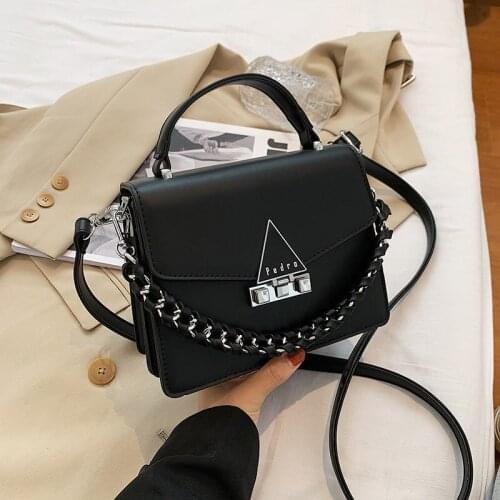 Brand Purses And Handbags For Women 2021 Fashion Texture Chain Crossbody Small Square Bag Luxury Designer Shoulder Messenger Bag