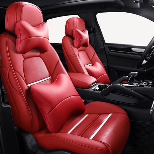 Leather car seat cover For mitsubishi pajero 4 2 sport asx outlander xl 3 asx grandis lancer 9 10 eclipse l200 accessories