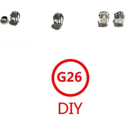 G26 S925 sterling silver flower pot ornaments gadgets original retro punk style European and American fashion personality hot