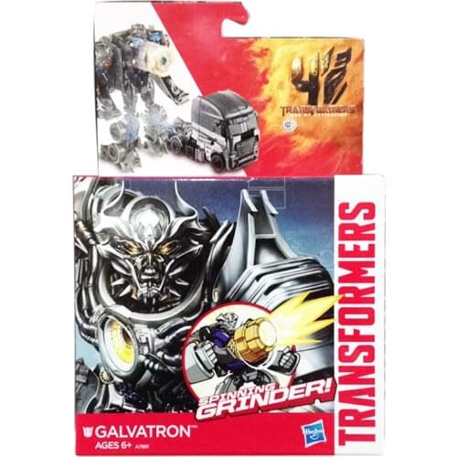 Hasbro Transformers Age of Extinction Spinning Grinder Powermaster Galvatron Model Anime Figures Favorites Collect Ornaments