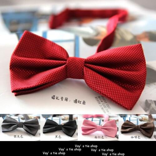 50pcs/lot Wholesale Solid Fashion Bowties Groom Men Colourful Plaid Cravat gravata Male Marriage Butterfly Wedding Bow ties